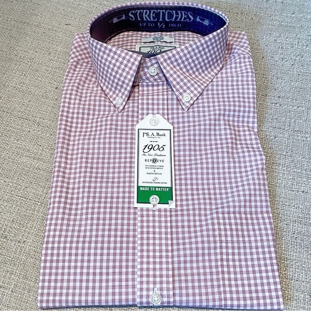 NWT Jos. A. Bank 1905 Collection Slim Fit Stretch Dress Shirt Men’s 16 34
